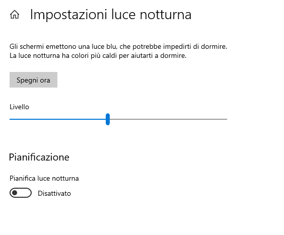 luce blu